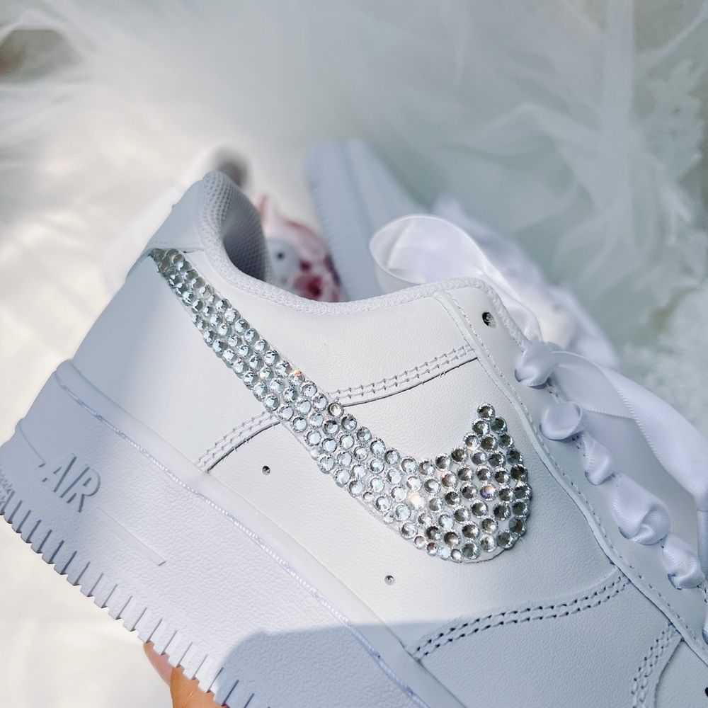 Wedding sneakers wedding air force 1/custom name and date - Picture 2 of 11